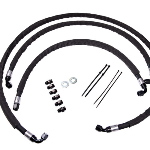 Alternative view of Fleece Performance 17-19 GM Duramax 2500/3500 Heavy Duty Transmission Cooler lines