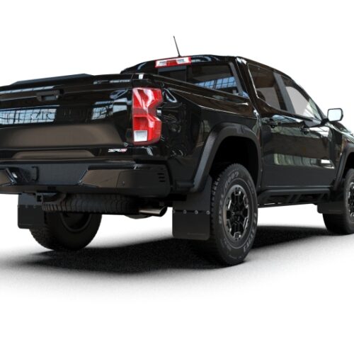 Rally Armor 23-26 Chevy Colorado ZR2 & Z71 Black Mud Flap - Metallic Black Logo - Image 3