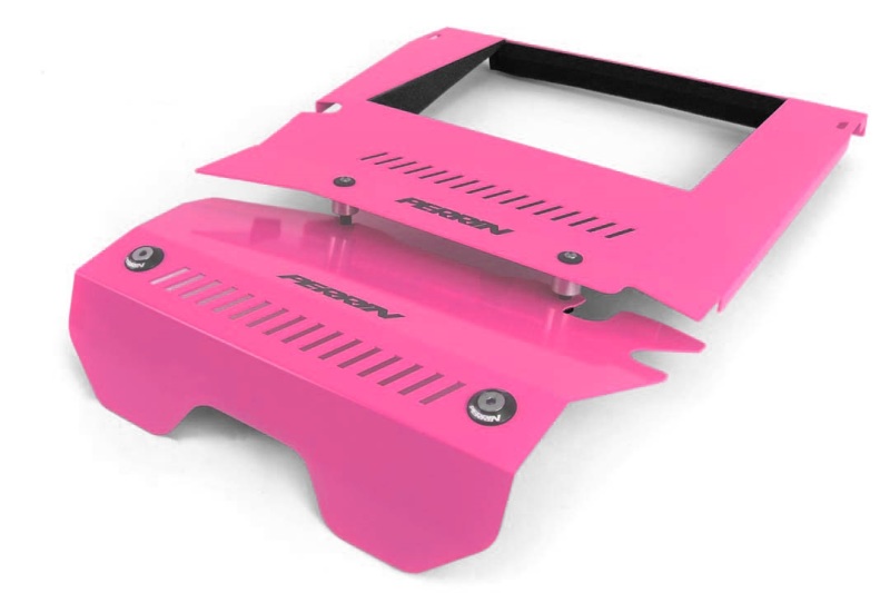 PERRIN 15-21 Subaru WRX Engine Cover Kit (Intercooler & Pulley Covers Incl.) - Hyper Pink - Image 2