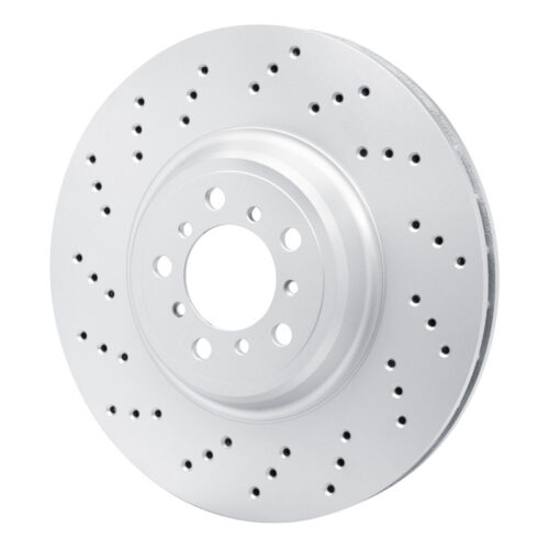 Alternative view of DFC 15-20 BMW M2 Left Front Drilled GeoSPEC Coated Rotor