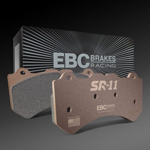 Alternative view of EBC Racing 15-19 Chevy Corvette (C7) Z06 6.2L SR-11 Race Rear Brake Pads (Excl Carbon Ceramic Rotor)