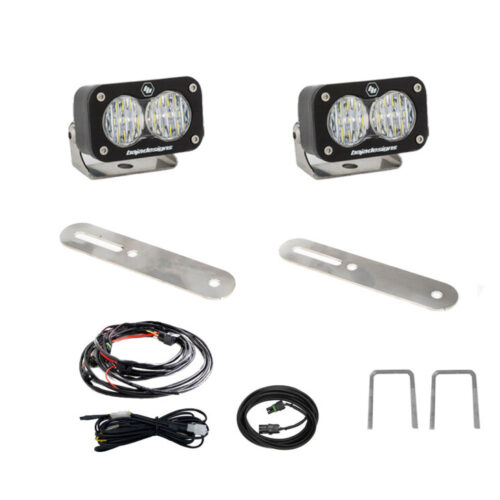Alternative view of Baja Designs for 2022 Toyota Tundra S2 Sport A-Pillar Light Mount Kit