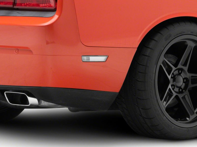 Raxiom for 2008-2014 Dodge Challenger Axial Series Side Marker Lamps- Clear - Image 7