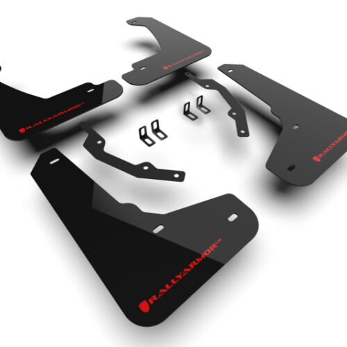 Rally Armor 24-26 Honda Prologue Black Mud Flap - Red Logo