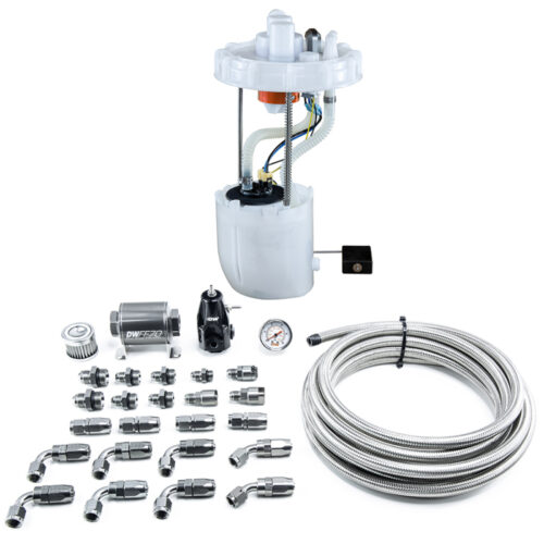 DeatschWerks /13-15 Acura ILX DW400 Pump Module & Return Kit w/CPE Fuel Lines for 2012-2015 Honda Civic Si