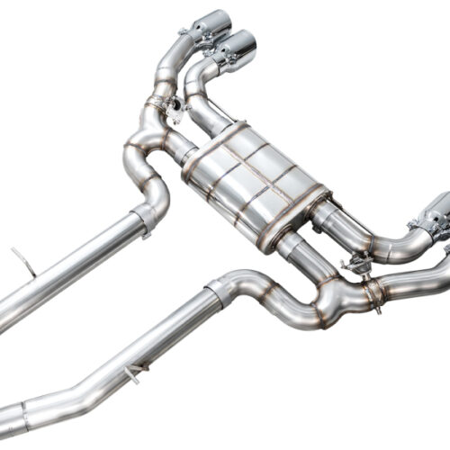 AWE Tuning SwitchPath Axle-Back Exhaust - Chrome Silver Tips for 20-25 BMW X3 M/M Comp (F97) AWD - Image 5