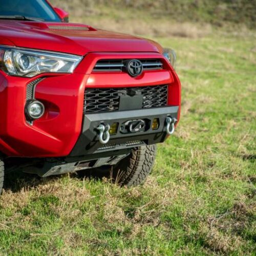 DV8 Offroad 14-24 Toyota 4Runner Centric Series Winch Front Bumper - Image 3