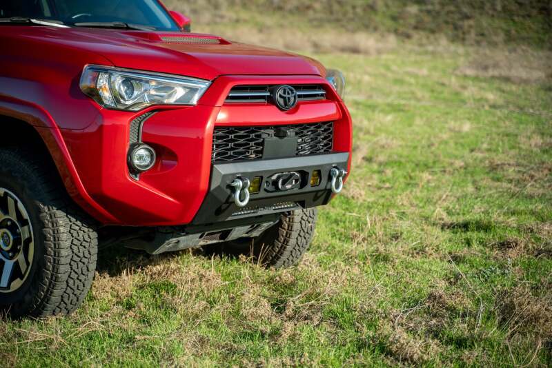 DV8 Offroad 14-24 Toyota 4Runner Centric Series Winch Front Bumper - Image 3