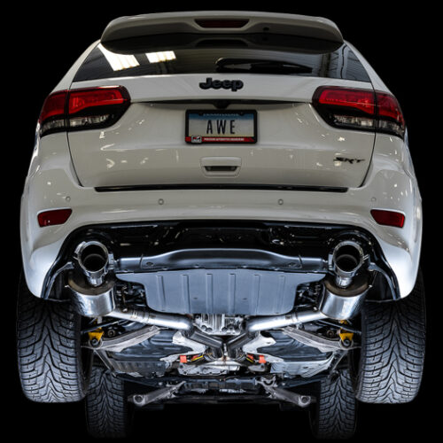 AWE Tuning Track Edition Exhaust - Chrome Silver Tips for 2020 Jeep Grand Cherokee SRT - Image 10