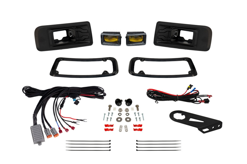 Diode Dynamics 2022+ Ford Maverick Elite Series Add-On LED Fog Light Kit Yellow - Image 8