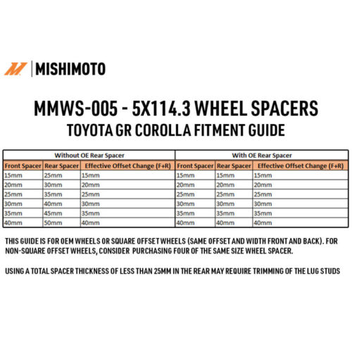 Alternative view of Mishimoto Wheel Spacers - 5x114.3 - 60.1 - 30 - M12 - Black