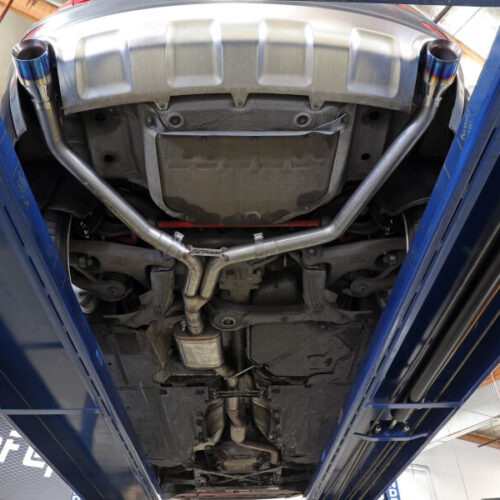 aFe Power MACH Force-Xp 13-16 Audi Allroad L4 SS Axle-Back Exhaust w/ Polished Tips - Image 9