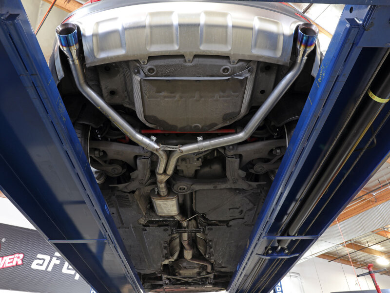 aFe Power MACH Force-Xp 13-16 Audi Allroad L4 SS Axle-Back Exhaust w/ Polished Tips - Image 9
