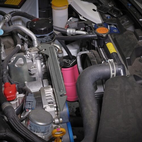 PERRIN 02-26 Subaru WRX / 04-21 STI / 13-26 BRZ/GR86/FRS/86 Coolant Overflow Tank - Hyper Pink - Image 10