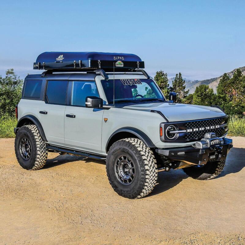 Westin 21-23 Ford Bronco 4dr (Excl. Bronco Sport) Rock Slider - Textured Black - Image 10