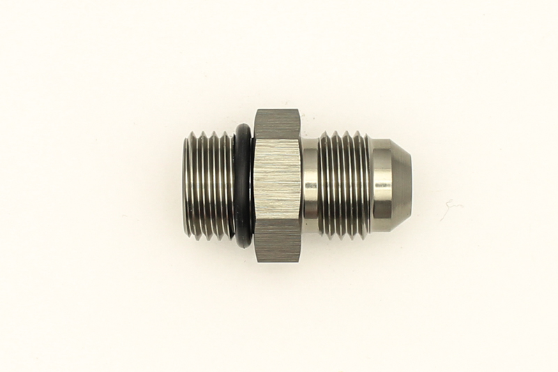 DeatschWerks 6AN ORB Male To 6AN Male Flare Adapter (Incl. O-Ring) - Image 2
