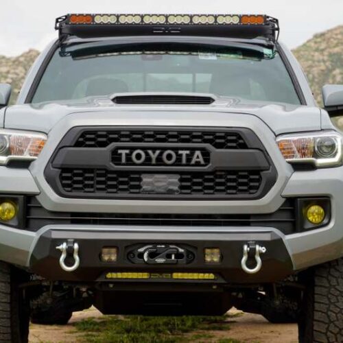 DV8 Offroad 16-23 Toyota Tacoma Center Mount Winch Front Bumper - Image 3