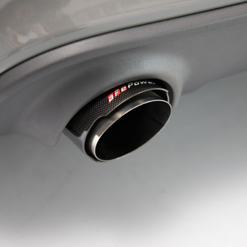 aFe Power MACH Force-XP 4-1/2in Carbon Fiber OE Replacement Exhaust Tips - 15-19 Dodge Charger/Hellcat