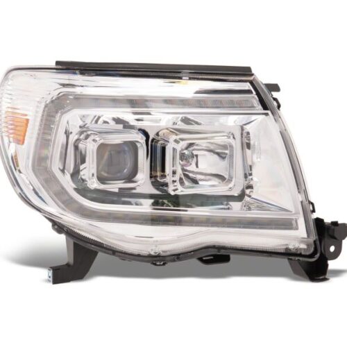 Raxiom for 2005-2011 Toyota Tacoma Axial Series Switchback Proj Headlights- Chrome- Clear Lens - Image 5