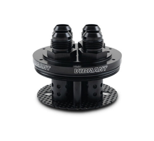 Vibrant 4-Port Catch Can Lid Assembly
