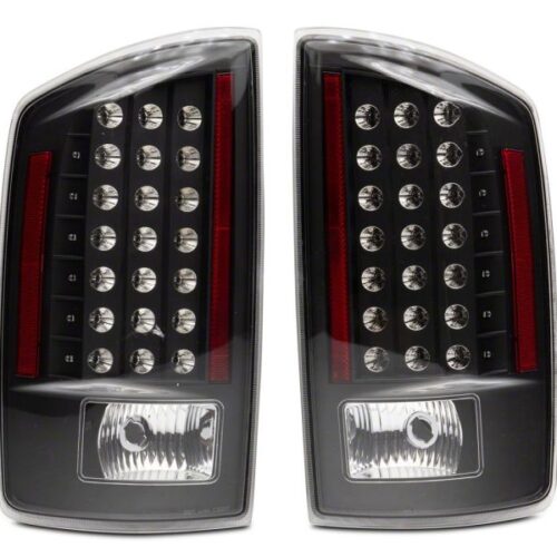Raxiom for 2007-2008 Dodge RAM 1500 LED Tail Lights- Black Housing (Clear Lens) - Image 6