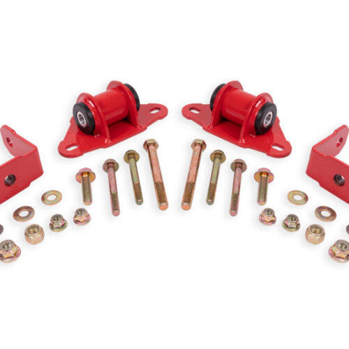 Alternative view of BMR 14-19 Chevrolet Corvette Transmission/Differential Mount - Red