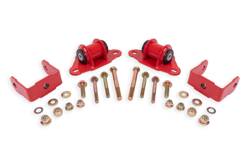 BMR 14-19 Chevrolet Corvette Transmission/Differential Mount - Red - Image 2