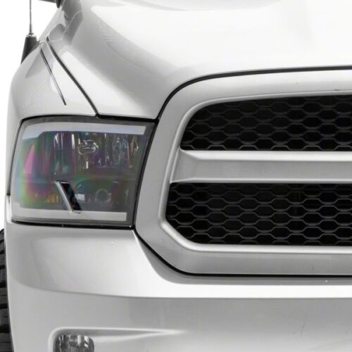 Raxiom for 2009-2018 Dodge RAM 1500/2500/3500 Axial Headlights w/ SEQL LED Bar- Black Housing (Clear Lens) - Image 9