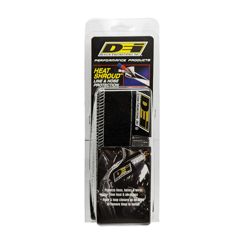 DEI Heat Shroud 2-1/2in x 3ft - Aluminized Sleeving-Hook and Loop Edge - Image 4