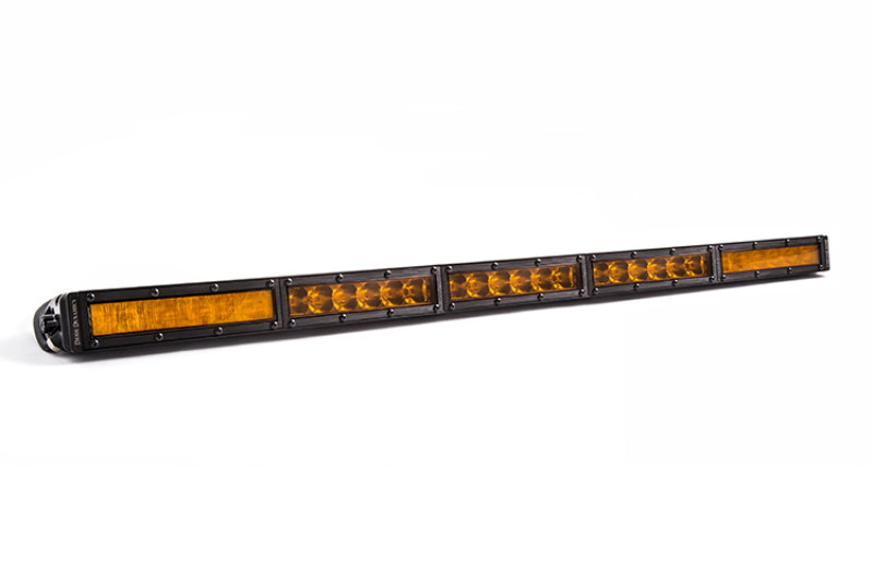 Diode Dynamics 30 In LED Light Bar Single Row Straight - Amber Combo Each Stage Series - Image 7