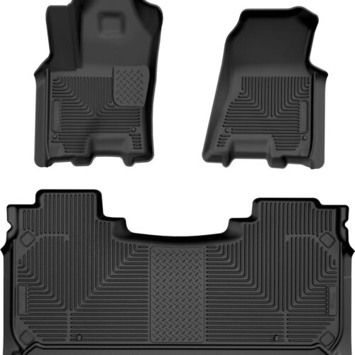 Husky Liners 2025 RAM 1500 CC Weatherbeater Front & 2nd Seat Floorliner (3pc Set) - Blk - Image 2