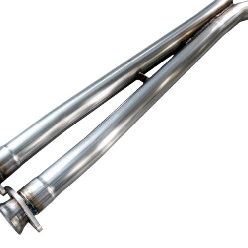 Alternative view of AWE Tuning X-Pipe for 09-11 Chevrolet Corvette 6.2L