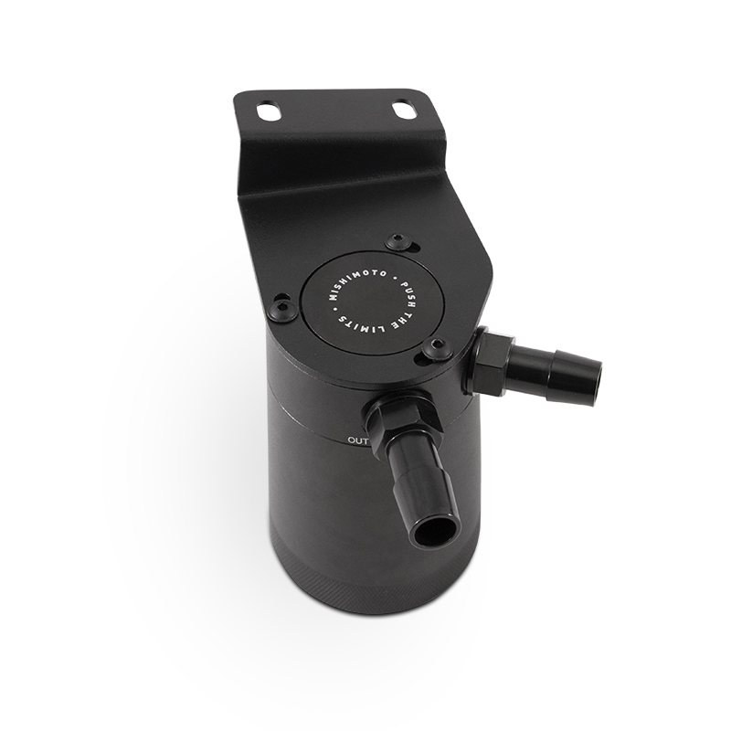 Mishimoto Baffled Oil Catch Can Kit - Black for 19+ Ford Ranger - Image 4