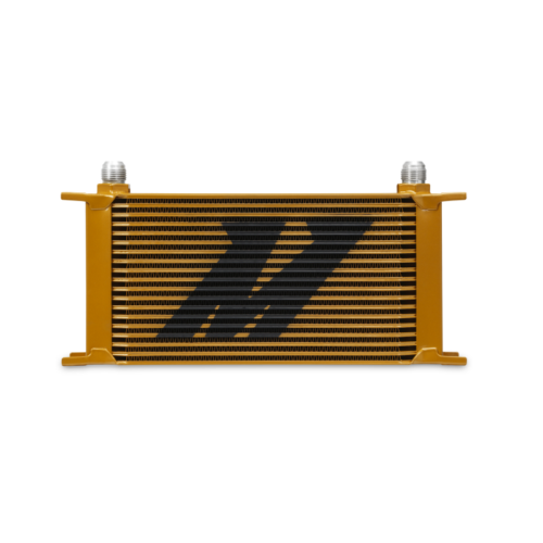 Mishimoto Universal 19 Row Oil Cooler - Gold - Image 2