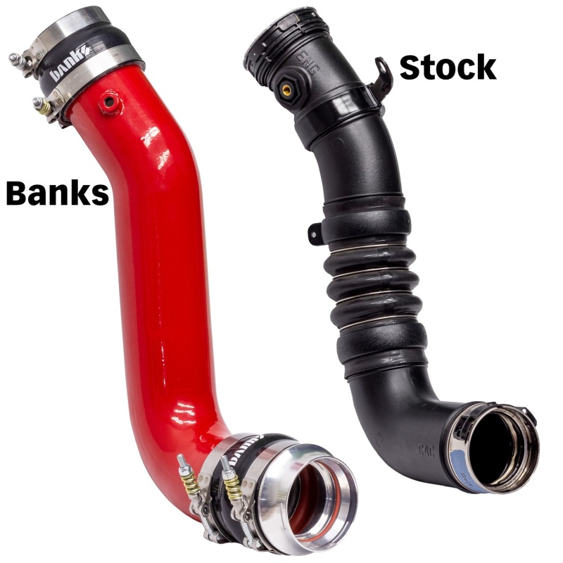 Banks Power 17-19 Chevy/GMC 2500HD/3500HD Diesel 6.6L Boost Tube Upgrade Kit - Red - Image 6
