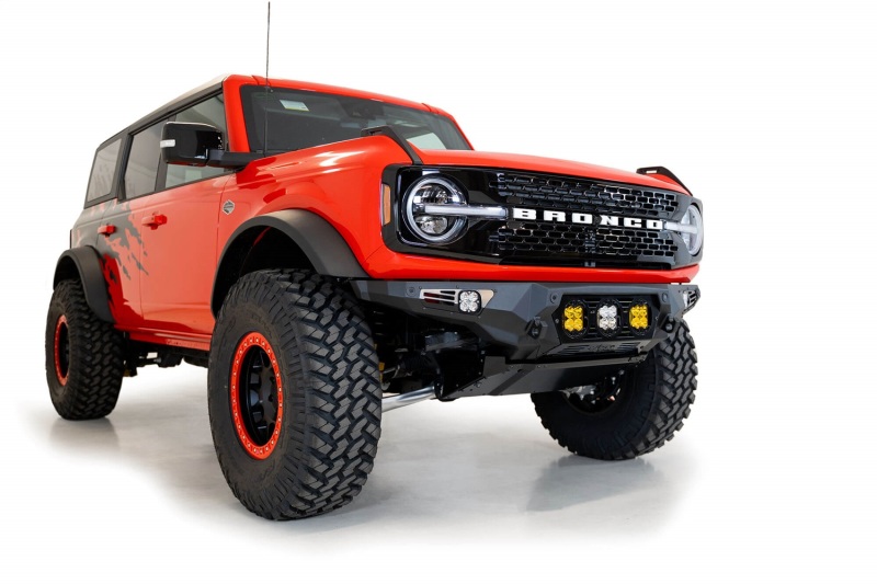 Addictive Desert Designs for 21-22 Ford Bronco Bomber Front Bumper (w/ 3 Baja Designs LP4 Mounts) - Image 4