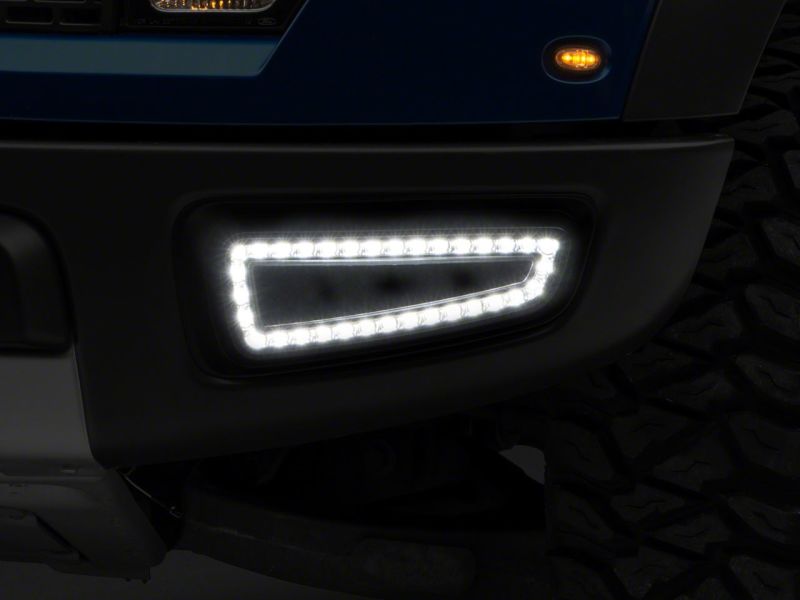 Raxiom for 2010-2014 Ford F-150 Raptor Axial Series LED DRL Fog Lights - Image 3