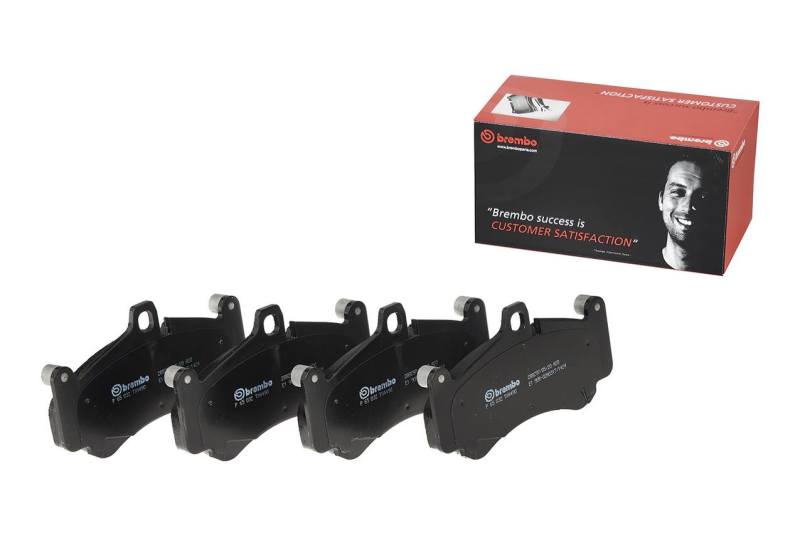 Brembo P50092N 05-06 Mercedes-Benz CLK55 AMG/07-08 CLK63 AMG Front Premium NAO Ceramic OE Equivalent Pad