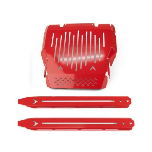 Fabspeed Corvette C8 Z06 Red Engine Cover - Basic w/ Strips - Image 7