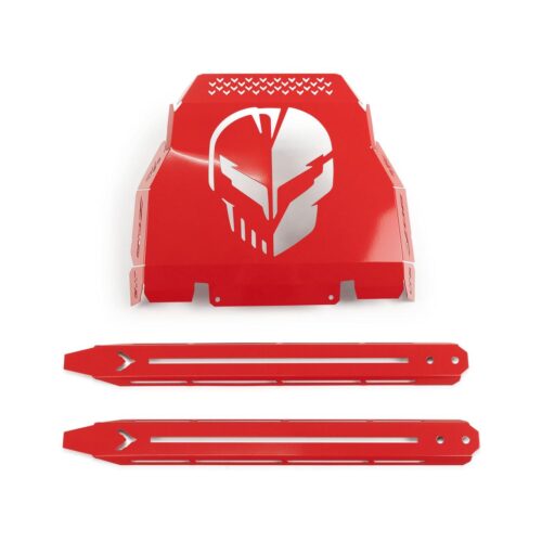 Fabspeed Corvette C8 Z06 Red Engine Cover - Basic w/ Strips - Image 8