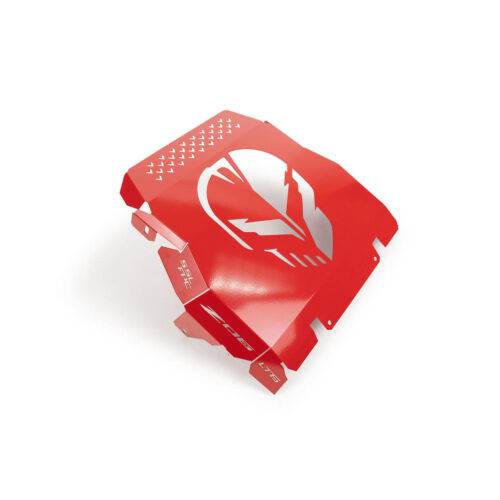 Fabspeed Corvette C8 Z06 Red Engine Cover - Basic w/ Strips - Image 3