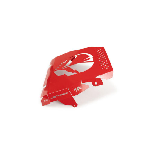 Fabspeed Corvette C8 Z06 Red Engine Cover - Basic w/ Strips - Image 4
