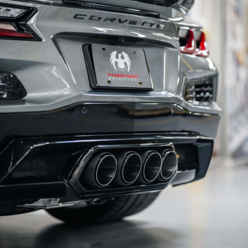 Fabspeed Chevrolet Corvette C8 Z06 Carbon Fiber Quad Tips (2023+) - Image 7