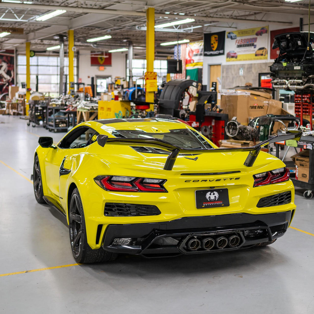 Fabspeed Chevrolet Corvette C8 Z06 Supersport X-Pipe Cat-Back Exhaust System (2023+) - Carbon Fiber Tips - Image 13