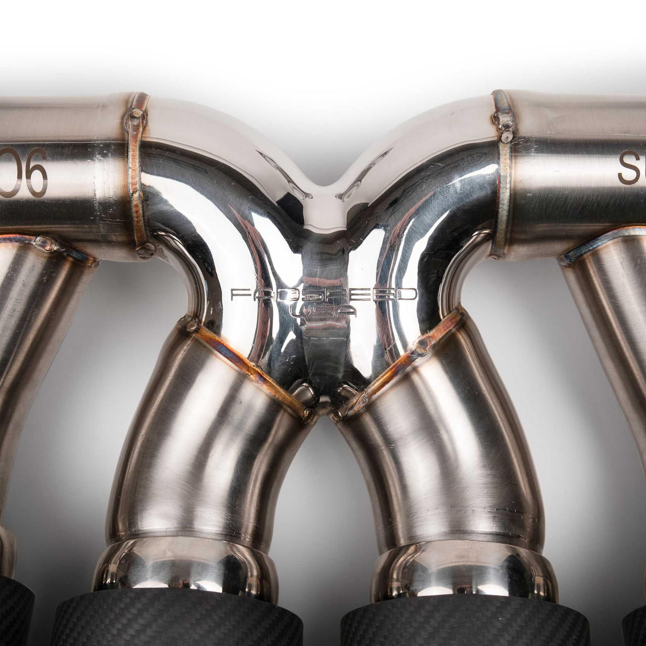 Fabspeed Chevrolet Corvette C8 Z06 Supersport X-Pipe Cat-Back Exhaust System (2023+) - Carbon Fiber Tips - Image 7