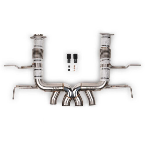 Fabspeed Chevrolet Corvette C8 Z06 Supersport X-Pipe Cat-Back Exhaust System (2023+) - Carbon Fiber Tips - Image 2