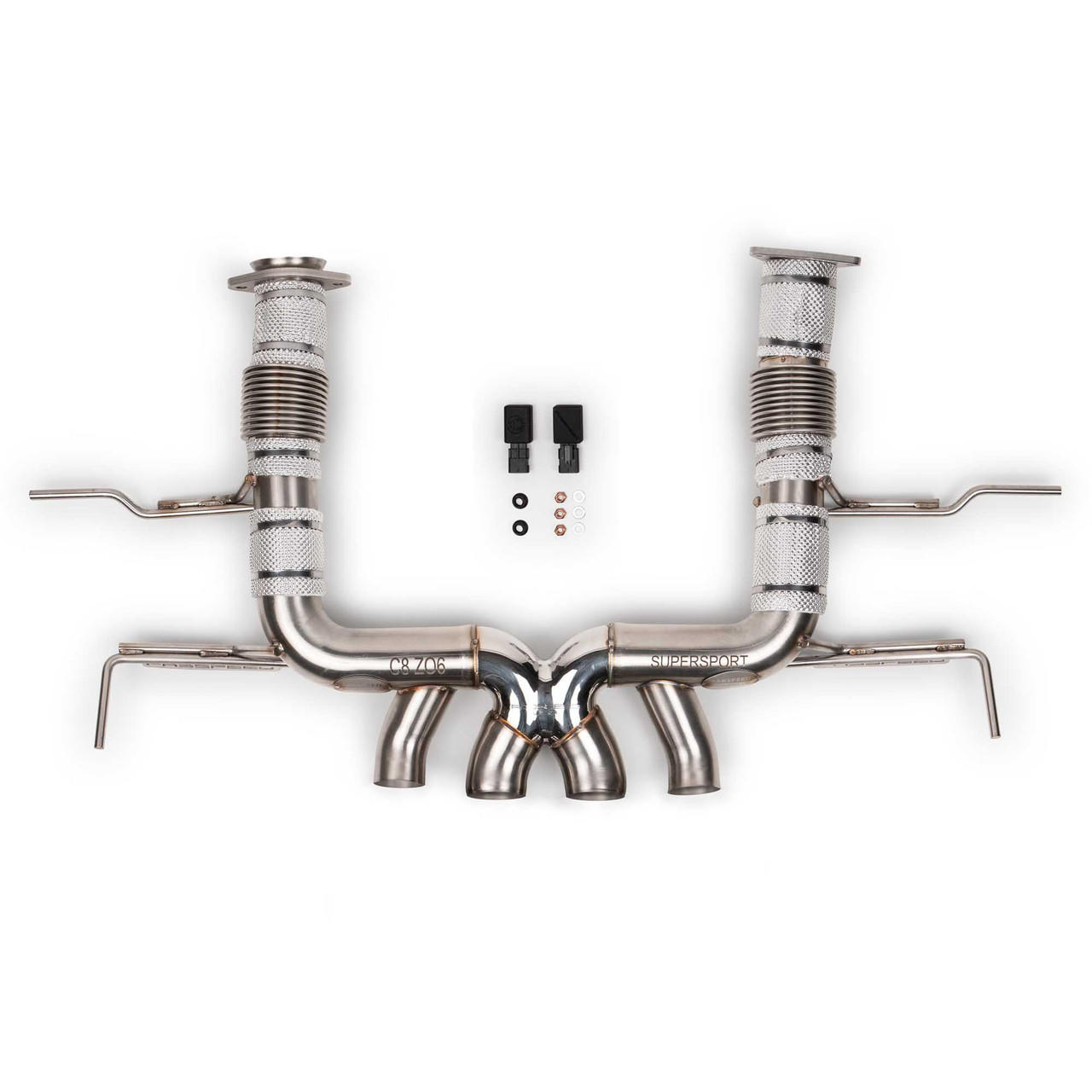 Fabspeed Chevrolet Corvette C8 Z06 Supersport X-Pipe Cat-Back Exhaust System (2023+) - Carbon Fiber Tips - Image 2