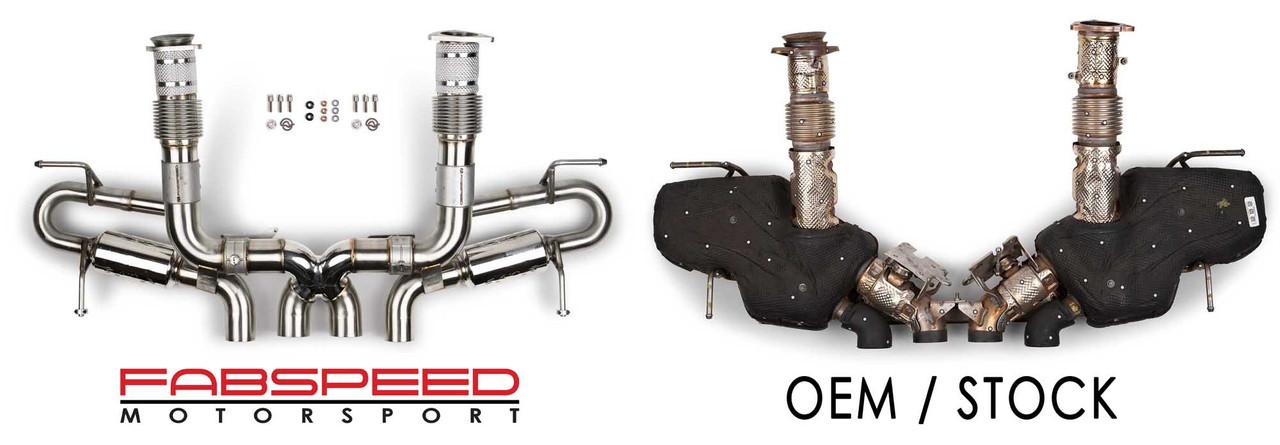 Fabspeed Chevrolet Corvette C8 Z06 Valved Cat-Back Exhaust System (2023+) - Reuse OEM Tips - Image 7