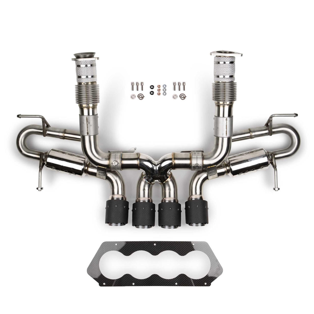 Fabspeed Chevrolet Corvette C8 Z06 Valved Cat-Back Exhaust System (2023+) - Reuse OEM Tips