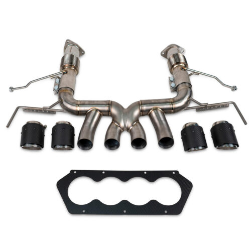 Fabspeed Chevrolet Corvette C8 Z06 Titanium Supersport X-Pipe Cat-Back Exhaust System (2023+) - Reuse OEM Tips